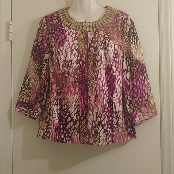 Additions by chico's light weight jacket size 2 - Picture 5 of 11